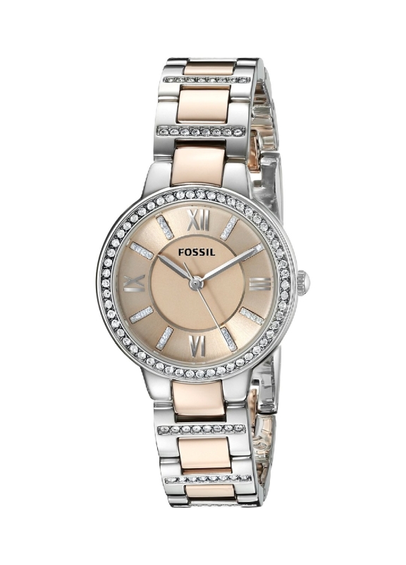 FOSSIL VIRGINIA ANALOG GOLD DIAL WOMEN'S WATCH FOSSILES3405 Buy