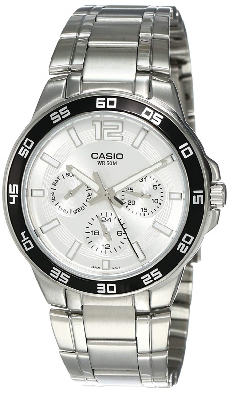 Casio Enticer White Dial Men's Watch - MTP-1300D-7A1VDF (A484) - Buy ...