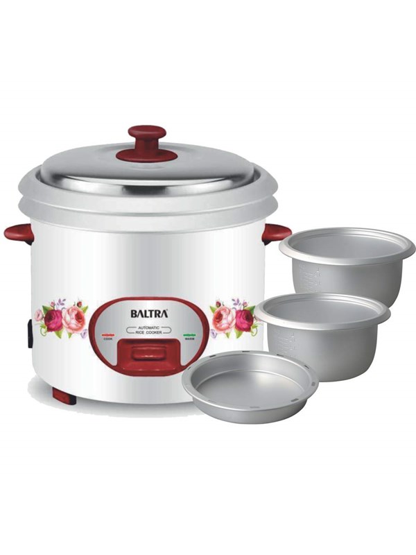BALTRA Classic Dual Pot Rice Cooker 1.8 LTR (2 Aluminium ...